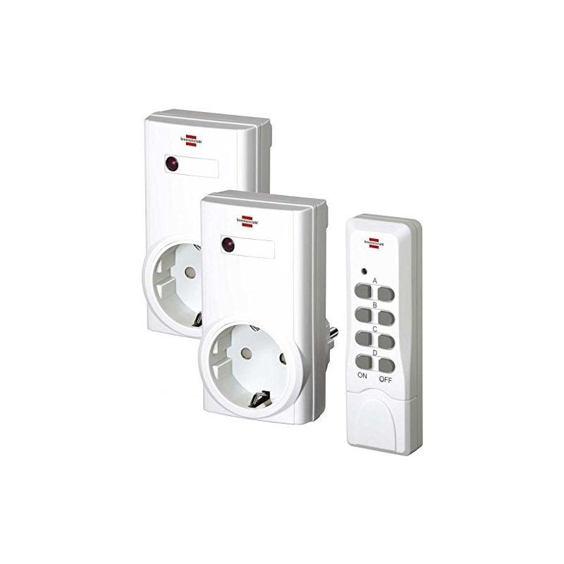 Brennenstuhl - 1507150 rcs 1000 n comfort set de prises, blanc