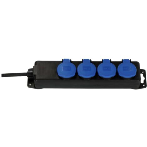 Brennenstuhl 9123020537 Multipresa senza interruttore Nero