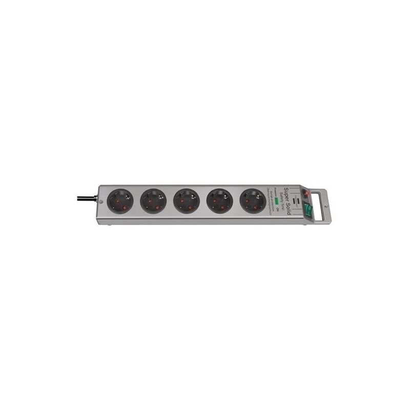 

Regleta De Enchufe Super Solid 16 A 250 V Enchufes 5 2,5 M H