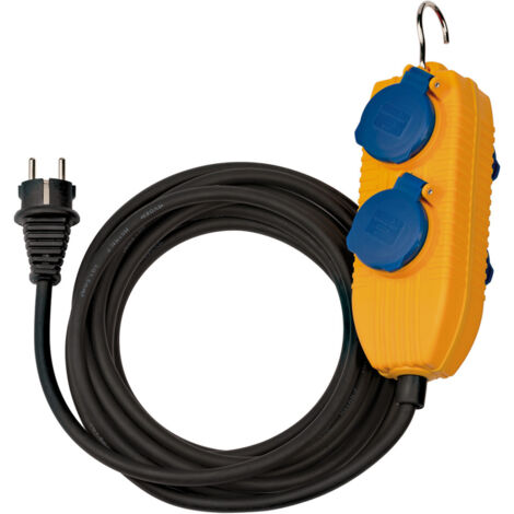 Brennenstuhl Baustellenkabel IP54 mit Powerblock 10m schwarz H07RN-F3G1,5 - 1151740010