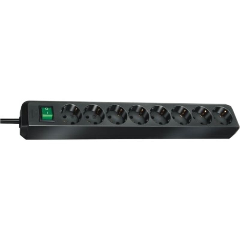 Multiprise Brennenstuhl Eco-line avec interrupteur - 8 prises - cable 3m Multiprise Brennenstuhl Eco-line avec interrupteur - 8 prises - cable 3m