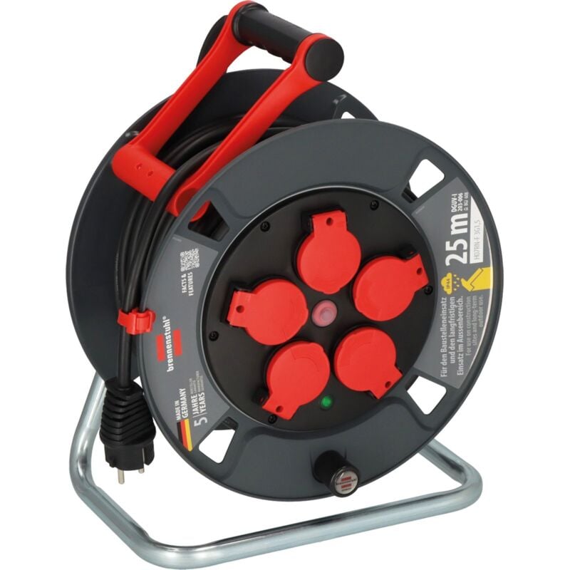 Profi tambour de câble 300 ku 2100 25 m - 9231250100 - Brennenstuhl