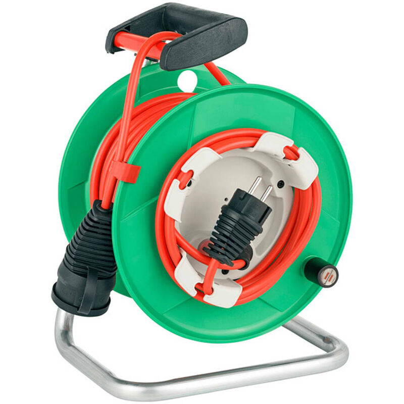 

Brennenstuhl Carrete de cable de jardín Garant G 23 + 2 m - Verde