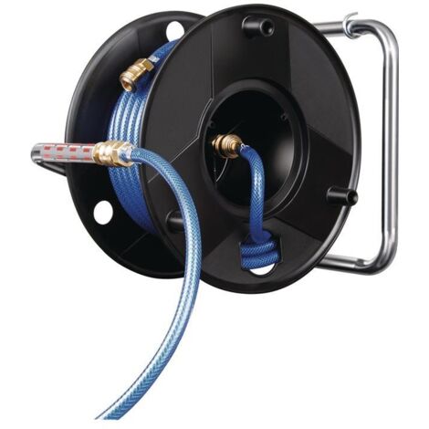 Brennenstuhl Carrete para Manguera de Aire Comprimido Anti Twist 20 m negro azul