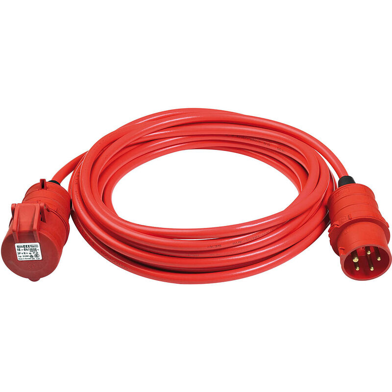 Bremaxx cee extension cable IP44 10m signal red AT-N07V3V3-F 5G1,5