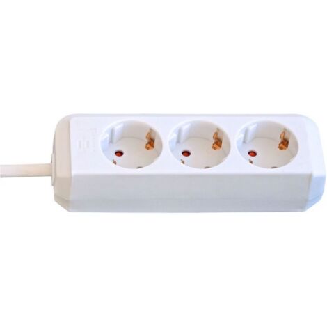 Brennenstuhl Eco-Line multiprise blanche 3 prises 3m