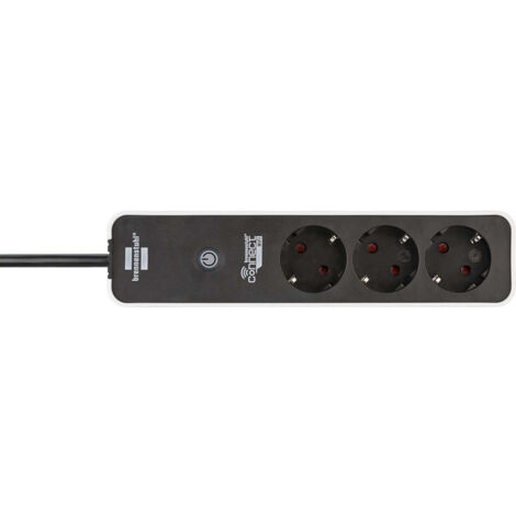 BRENNENSTUHL ECOLOR WLAN MULTIPRISE AVEC WIFI 3-FACH NOIR 1153230620