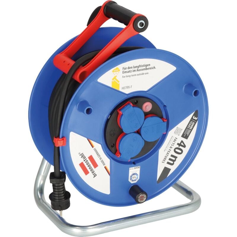 Enrouleur de câble Garant 320 40m H07RN-F3G2.5 - 1233120 - Brennenstuhl