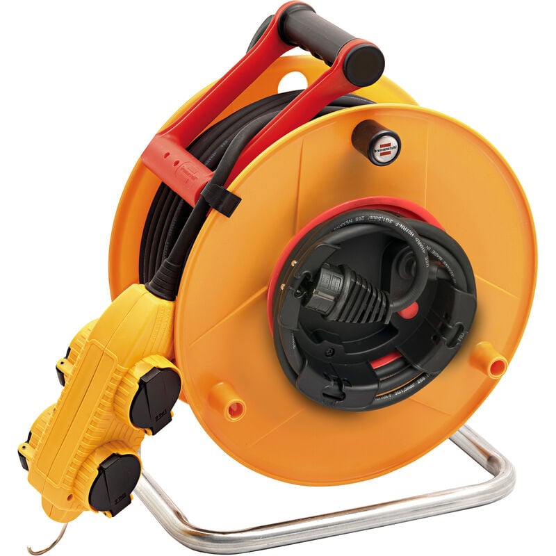 Enrouleur de câble Standard bt-rb pro avec rallonge, technologie Bretec - H07RN-F 3G1,5 38,5 + 1,5m
