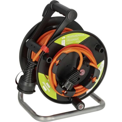 Brennenstuhl Garant-G Bretec 240 avvolgitore di cavo nero