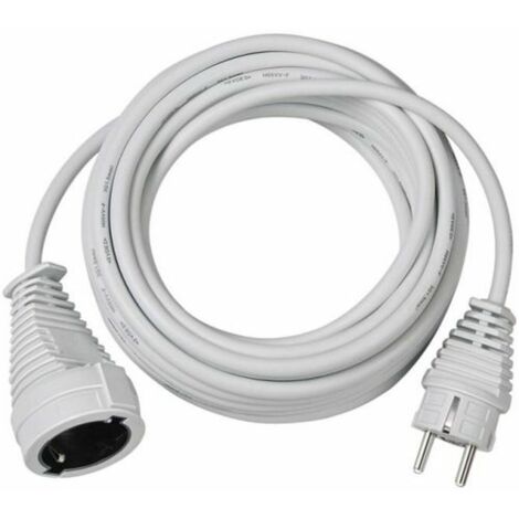 Brennenstuhl H05VV-F 3G1,5 Cavo di estensione 10 m bianco