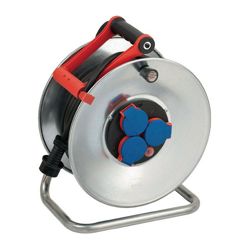 

Enrollador de cable Garant S 25 m H07RN-F 3 x 2,5 mm² 3 tomas de seguridad