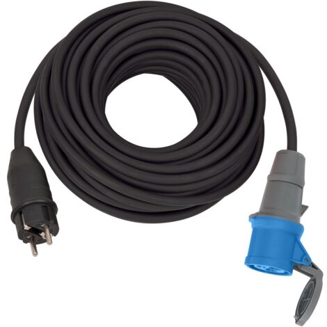 Brennenstuhl Industrie CEE Verlängerungskabel 230V IP44 25m H07RN-F 3G2,5 CEE 230V/16A Schutzkontakt-Stecker und CEE-Kupplung