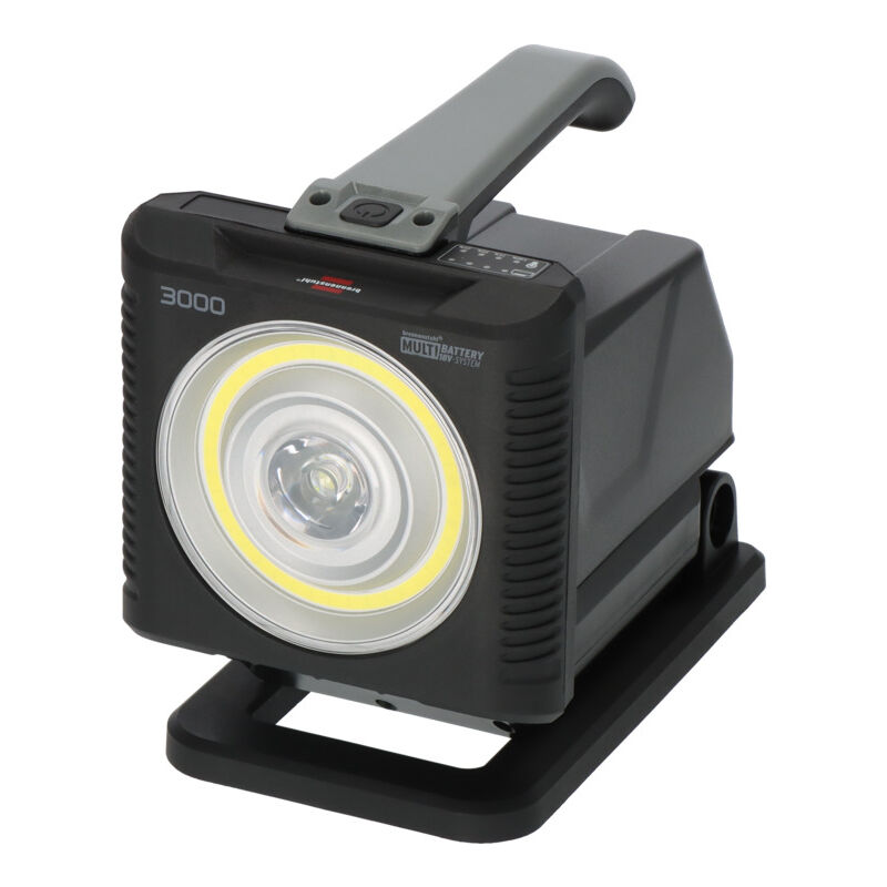 Image of Multi Battery led lampada portatile ricaricabile hl 3000, 1140 + 2160lm, IP54 - Brennenstuhl