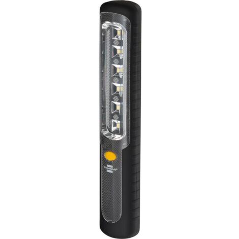 Brennenstuhl – Lampe de travail rechargeable 300 lm – Autonomie 9h – Charge rapide dynamo – Crochet pivotant 360° – Pour ateliers et chantiers humides - HL 300 AD