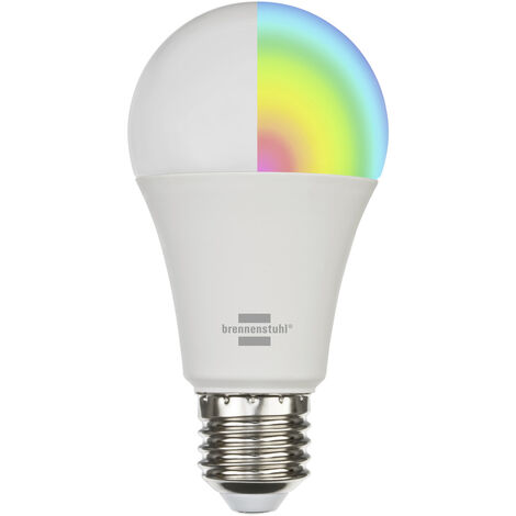 Brennenstuhl LED-Leuchtmittel EEK: F (A - G) Smart Connect  E27  Kaltweiß, Warmweiß, RGB
