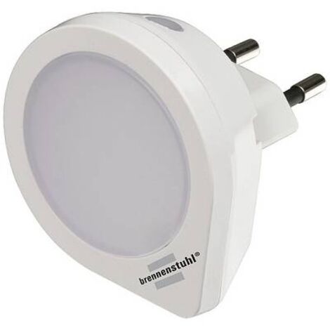 BRENNENSTUHL LUZ NOCTURNA LED CON SENSOR CREPUSCULAR NL 01 QD/LUZ DE ORIENTACIÓN (LUZ SUAVE Y DISCRETA, CONSUMO DE ENERGÍA EXTRE