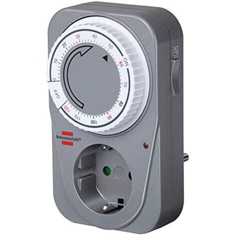 Brennenstuhl MC 120 timer analogico grigio 3680 W