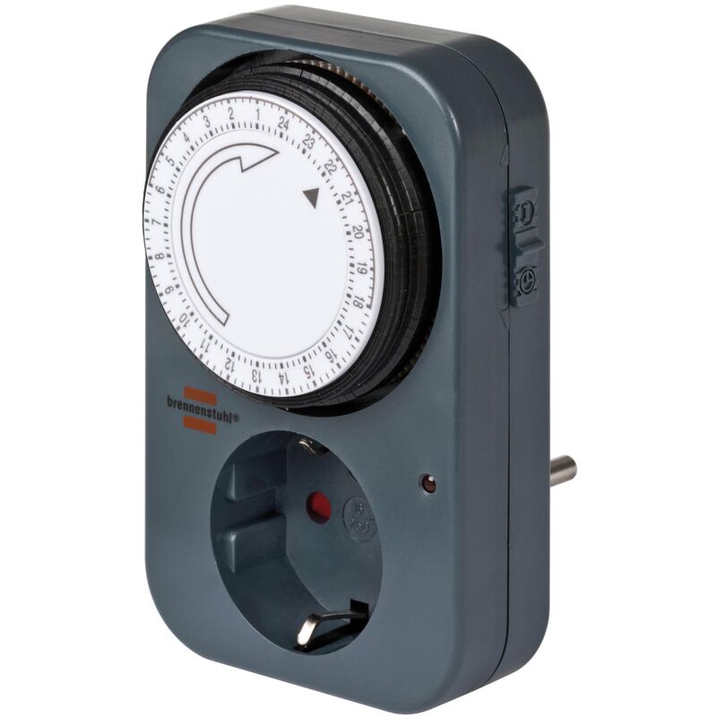 BRENNENSTUHL  24 h Timer MZ 20 Noir, Minuteur