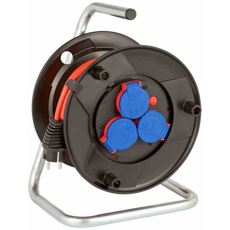 Brennenstuhl Outdoor-Kabeltrommel Garant 240 mit 20m Kabel in rot IP 44