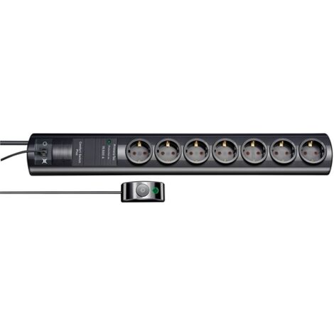 Brennenstuhl Primera-Tec Comfort Switch Plus noir 7 prises