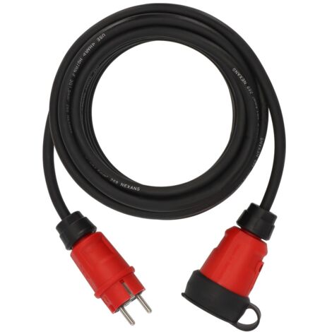 Brennenstuhl Professional Verlängerungskabel VN 1100 IP44, 10m schwarz H07RN-F 3G1,5