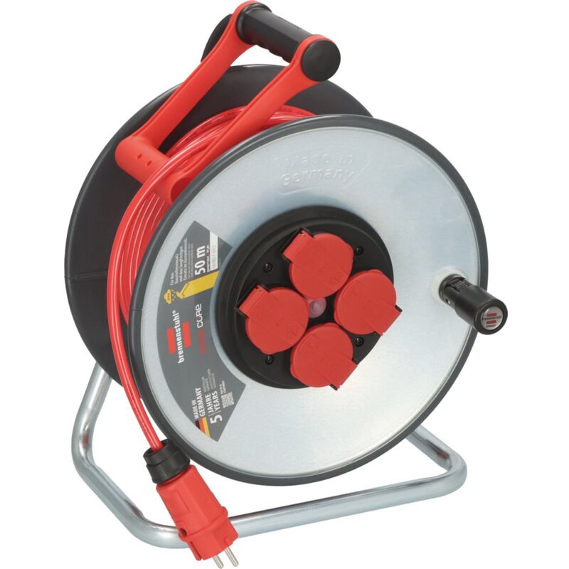 Profi tambour à noyau d'acier sc 5110 50 m - 9191500210 - Brennenstuhl