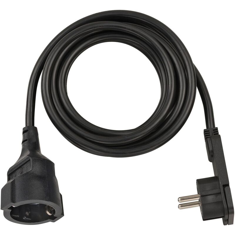 IP20 H05VV-F3G15 Rallonge électrique de 5 m (Blanc) avec prise plate Brennenstuhl 1168980250