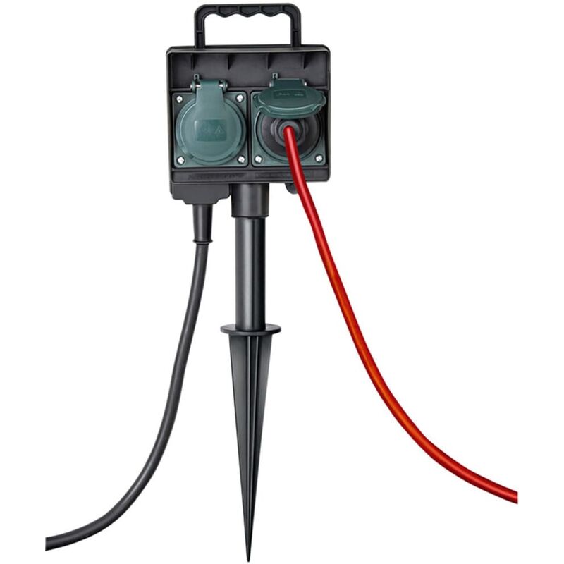 

Regleta de 4 enchufes 10 m negro - Brennenstuhl