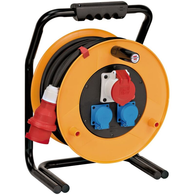 

Brennenstuhl - Rollo de cable Brobusta CEE 1 H07RN-F 5G2,5 30 m IP44 - Amarillo
