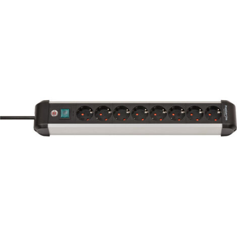 Brennenstuhl Steckdosenleiste Premium-ALU-Line 8fach 3m