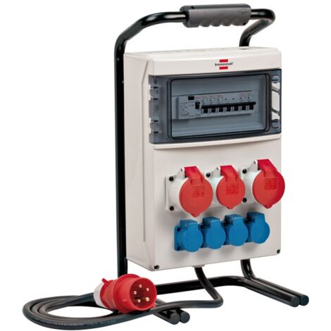 BRENNENSTUHL Stromverteiler 32/16A FI H07RN-F5G4 2m 2x32A + 1x16A + 4x230V