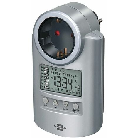 PRESA ELETTRICA TEMPORIZZATA CON TIMER ANALOGICO 24H 16A MAX 3680W AIGOSTAR