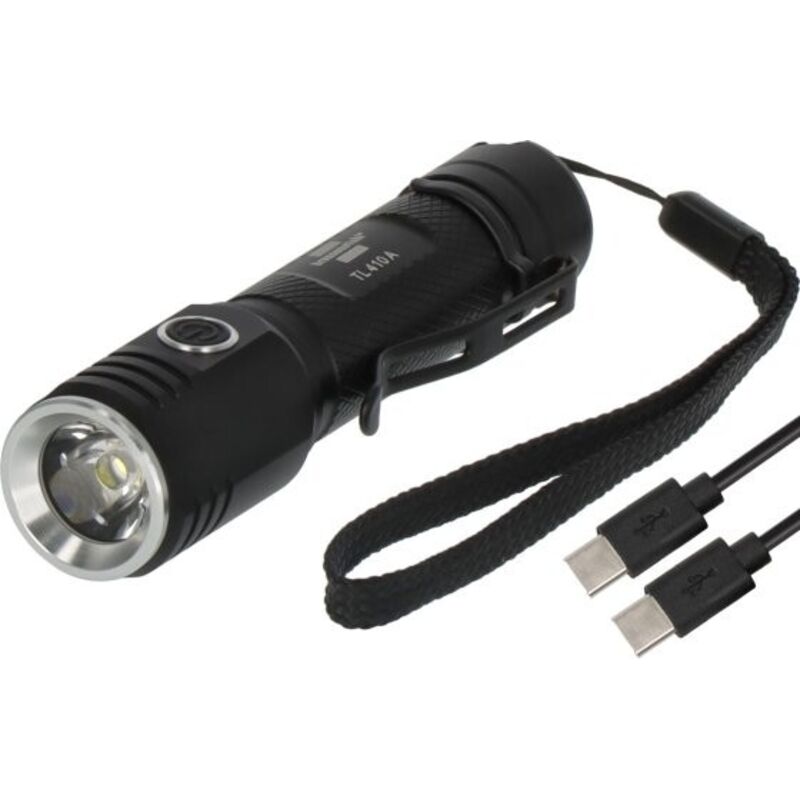 Tl 410 a led lampe de poche avec interface usb à batterie 400 lm 29 h 1173750005 - Brennenstuhl
