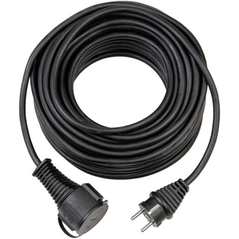 BRENNENSTUHL Verlängerungskabel H05RR-F 3x1,5qmm Schwarz 5m