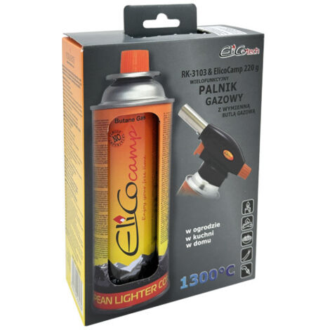 Brenner RK-3103 + GAS elicocamp 220G - S/PA RK-3103