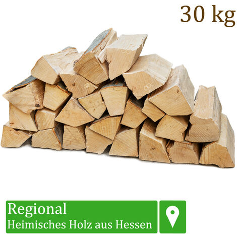 Brennholz Kaminholz Holz Auswahl 5 - 500 kg Für Ofen und Kamin Kaminofen Feuerschale Grill Buche Feuerholz Buchenholz Holzscheite Wood 25 cm Flameup