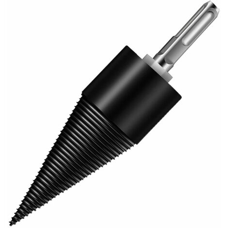 Brennholz-Schneidebrett Holzspalter Spike Cone Holzspalter Elektro-Holzspalter Brennholzspalter-Zubehör Wreckers Vier-Well-Vierkantgriff (für Elektrohammer