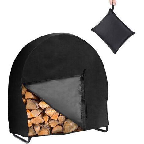 Brennholzabdeckung, 40x24x41 Zoll, Heizschutz, Brennholz, 600D Oxford-Gewebe, Brennholz-Lagerabdeckungen