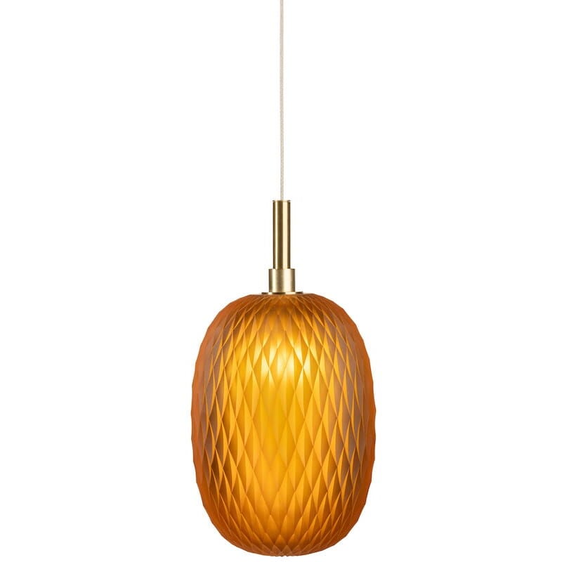 Brenta - lampe à suspension orange élégante 21 cm