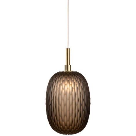 Brenta – stilvolle schwarze Hängelampe, 21 cm