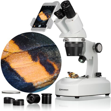 Bresser 5803100 Stereomicroscopio Researcher ICD LED 20x-80x