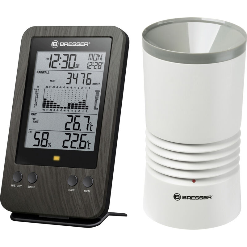 Bresser pluviomètre professionnel wtw aspect boit
