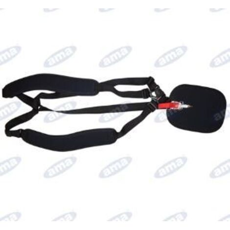 Bretelle professionnelle avec protection et attache rapide pour débroussailleuse P07086