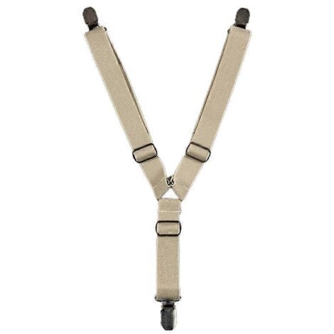 Bretelles antidérapantes pour couches pour animaux, ceinture abdominale élastique réglable, accessoires pour chiens - Taille M - beige