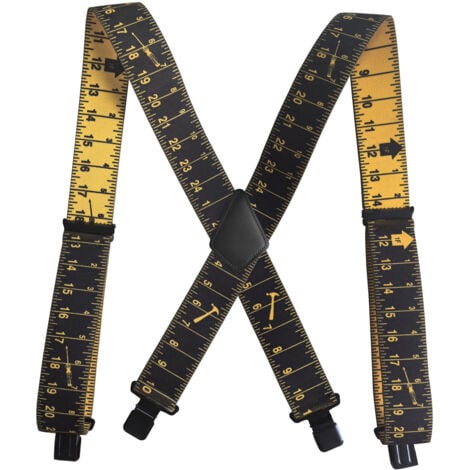 ANPVIZ Bretelles pour équipement de travail robuste, bretelles à clips robustes, bretelles réglables, bretelles confortables pour hommes et femmes, échelle transparente