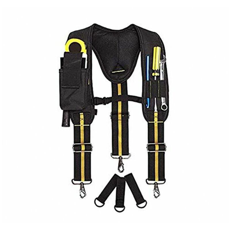 Bretelles réglables Ceintures Porte Outils Ceinture Bretelles Homme Outils Professionnel pour charpentier 1680D