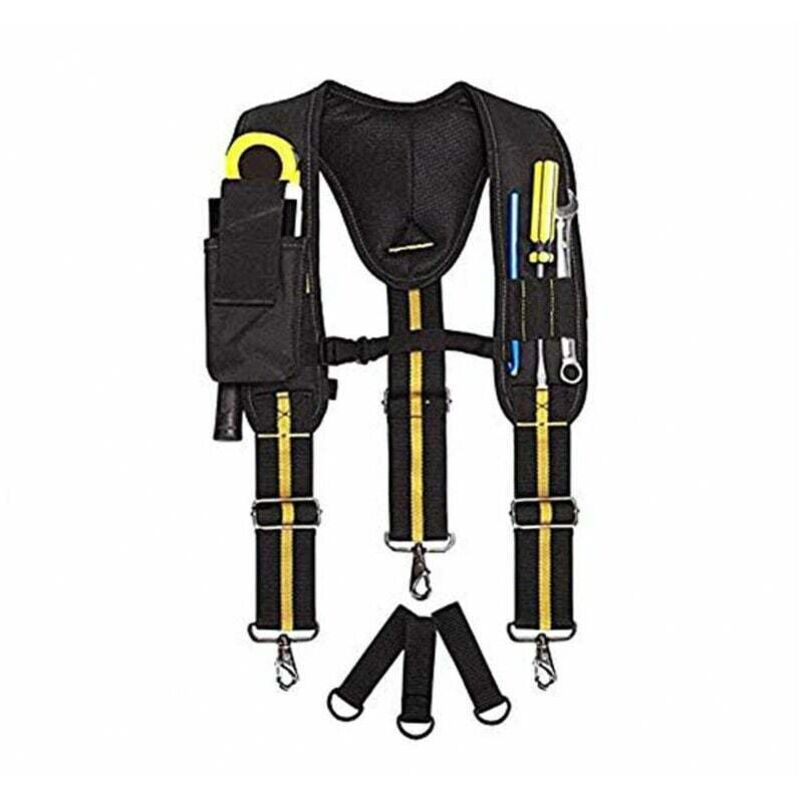 Bretelles réglables Ceintures Porte Outils Ceinture Bretelles Homme Outils Professionnel pour charpentier 1680D