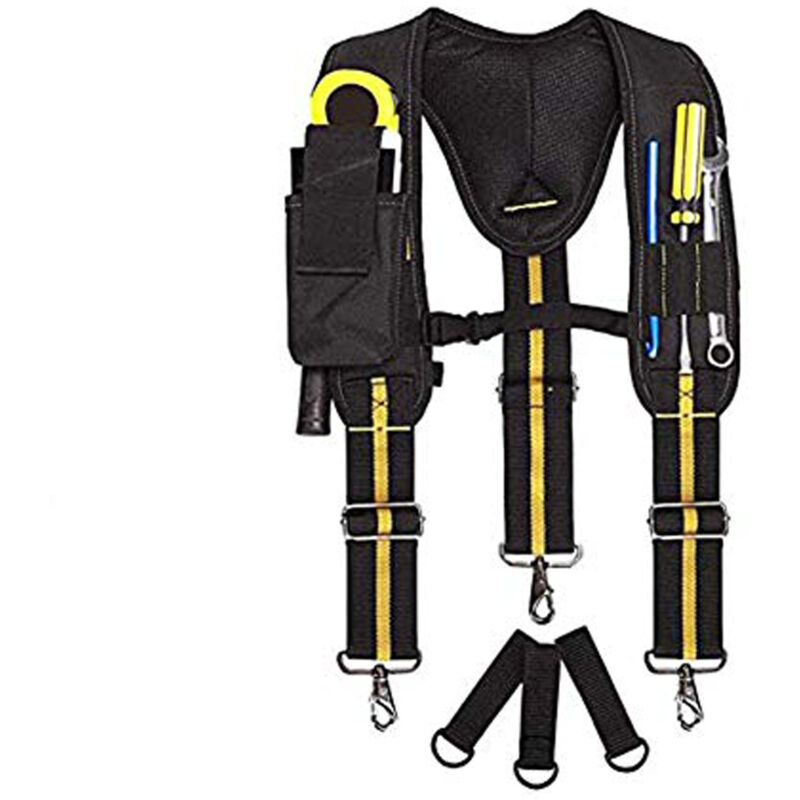Bretelles réglables Ceintures Porte Outils Ceinture Bretelles Homme Outils Professionnel pour charpentier