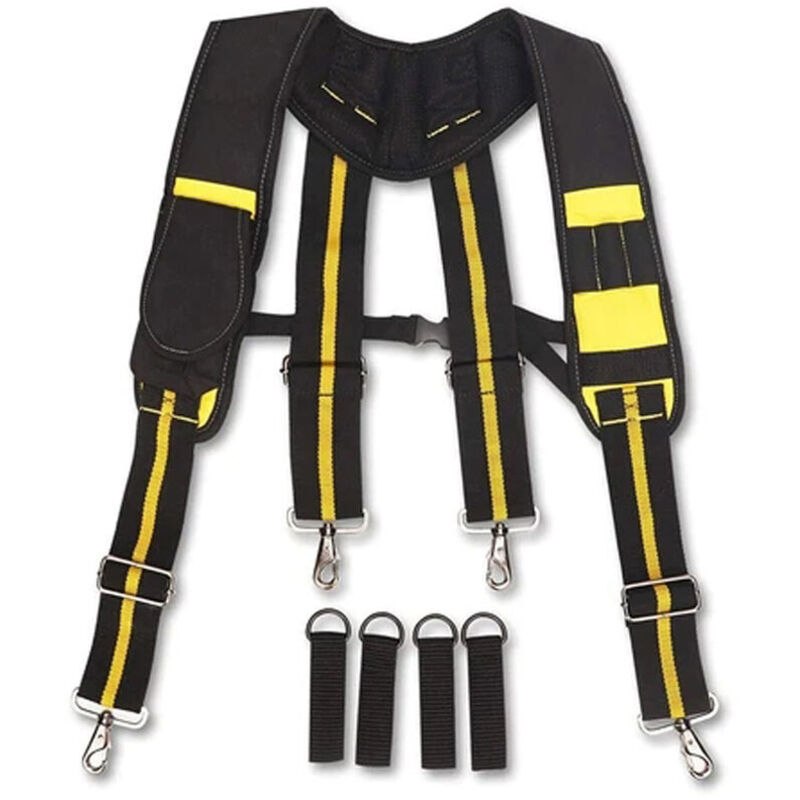 Odipie - Bretelles réglables Ceintures Porte-outils Porte Outils Ceinture Bretelles Homme Outils Professionnel pour charpentier, électricien, Plombier